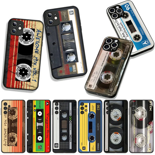 Retro cassette tape - cassette,